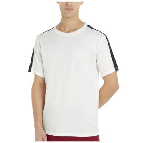 Established Stripe Sleeve T Shirt Weiß/Marine Baumwolle Small Herren - Tommy Hilfiger - Modalova