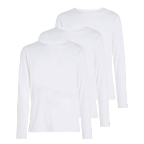 P Premium Essentials Long Sleeve Weiß Baumwolle Small Herren - Tommy Hilfiger - Modalova