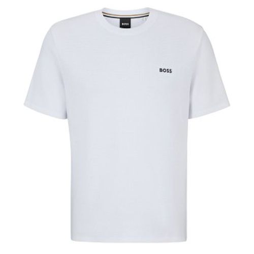 Waffle T Shirt Weiß Medium Herren - BOSS - Modalova