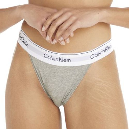 Modern Cotton Tanga Panty Graumelliert Small Damen - Calvin Klein - Modalova