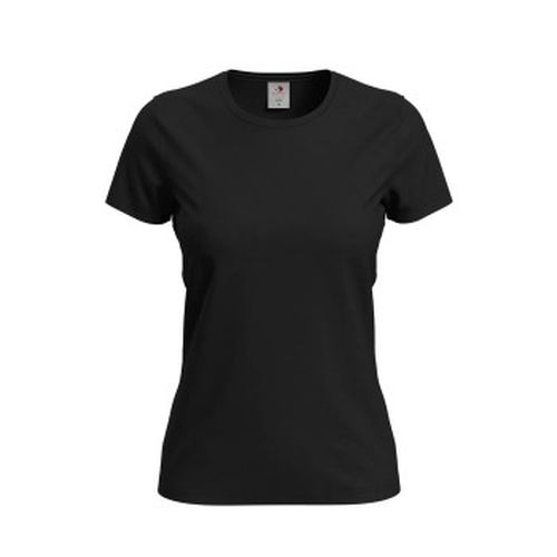 Comfort-T Crew Neck T-shirt Schwarz Baumwolle Small Damen - Stedman - Modalova