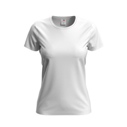 Comfort-T Crew Neck T-shirt Weiß Baumwolle Small Damen - Stedman - Modalova