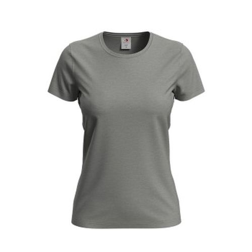Comfort-T Crew Neck T-shirt Grau Baumwolle Small Damen - Stedman - Modalova