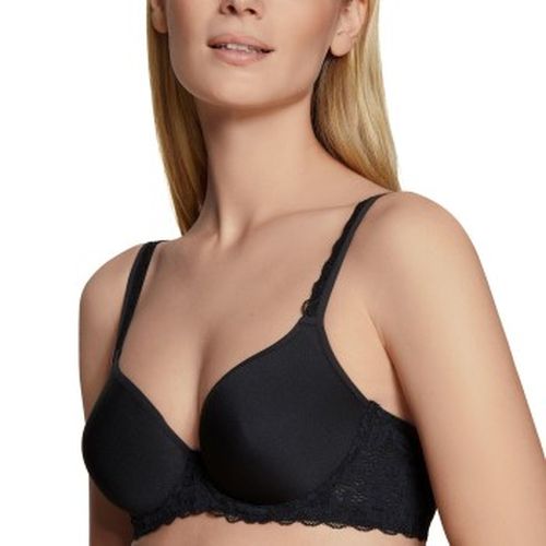 BH Natural Comfort Lace Bra Schwarz Polyamid B 75 Damen - Calida - Modalova