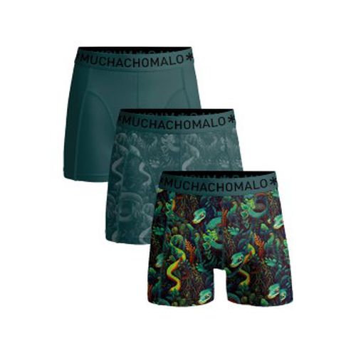 P Cotton Stretch Boxer Grün gemustert Baumwolle Large Herren - Muchachomalo - Modalova