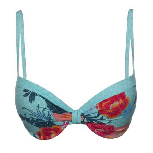 Peony Beach Padded Push Up Bikini Türkis Muster B 36 Damen - Esprit - Modalova
