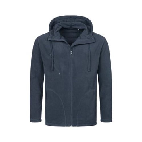 Hooded Fleece Jacket For Men Dunkelblau Polyester Small Herren - Stedman - Modalova