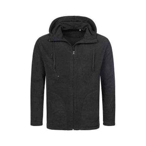 Hooded Fleece Jacket For Men Schwarz Polyester Small Herren - Stedman - Modalova