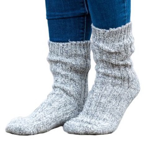 Trofe Knitted Wool Sock Grau Gr 39/42 Damen - Trofé - Modalova