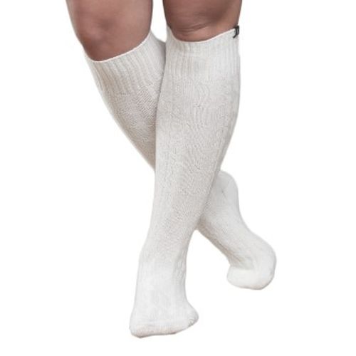 Trofe Cotton Knee High Sock Weiß Gr 39/42 Damen - Trofé - Modalova