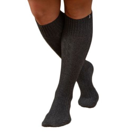 Trofe Cotton Knee High Sock Grau Gr 39/42 Damen - Trofé - Modalova