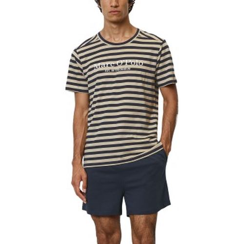 Marc O Polo Men Short Set Pyjama Beige/Marine Baumwolle Medium Herren - Marc O'Polo - Modalova