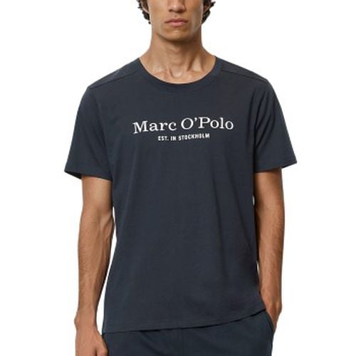 Marc O Polo Logo Top Marine Baumwolle Small Damen - Marc O'Polo - Modalova