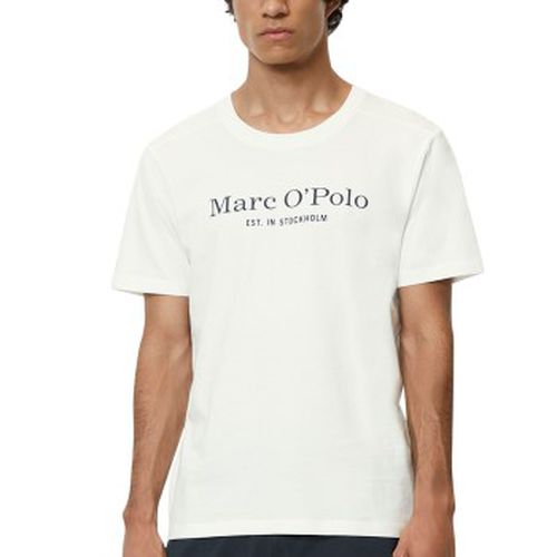 Marc O Polo Logo Top Weiß Baumwolle Small Damen - Marc O'Polo - Modalova