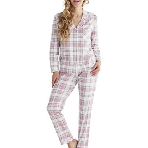 Checked Cotton Pyjamas Rosa Muster Baumwolle Medium Damen - Damella - Modalova