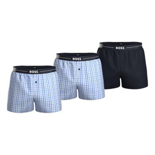 P Woven Boxers Blau Muster Baumwolle Medium Herren - BOSS - Modalova