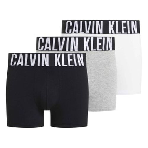 P Intense Power Trunks Weiß/Grau Baumwolle Small Herren - Calvin Klein - Modalova