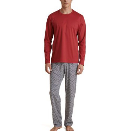 Relax Streamline Long Pyjama Rot Muster Baumwolle Medium Herren - Calida - Modalova