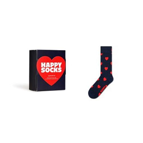 Heart Sock Gift Box Marine gemustert Baumwolle Gr 41/46 - Happy socks - Modalova