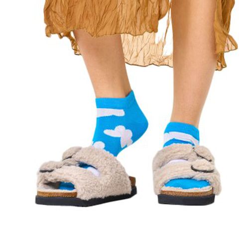 Cloudy Low Sock Hellblau Baumwolle Gr 41/46 - Happy socks - Modalova