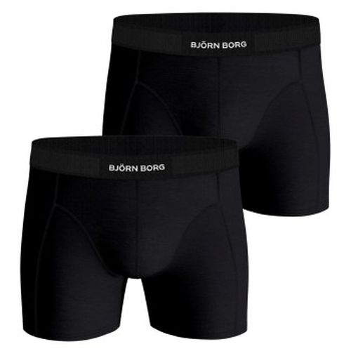 Bjorn Borg Premium Cotton Stretch Boxer 1298 2P Schwarz Ökologische Baumwolle Small Herren - Björn Borg - Modalova