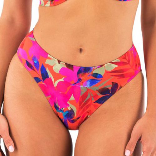 Playa Del Carmen High Waist Bikini Brief Rosa Muster Polyamid Small Damen - Fantasie - Modalova