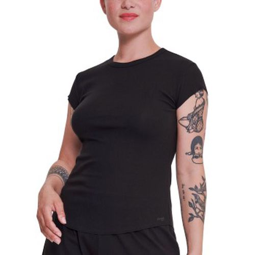 GO Ribbed T Shirt Schwarz Baumwolle Medium Damen - Sloggi - Modalova