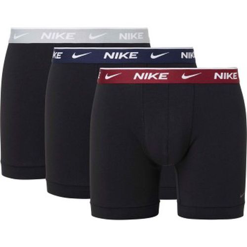 P Everyday Cotton Boxer Schwarz/Rot Baumwolle Small Herren - Nike - Modalova