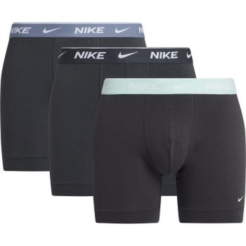 P Everyday Cotton Boxer Schwarz/Grün Baumwolle Small Herren - Nike - Modalova