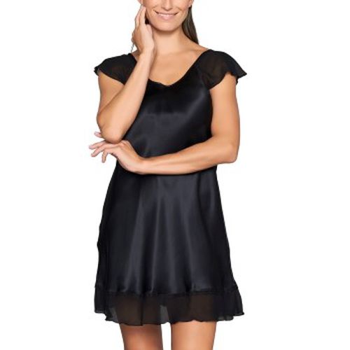 Pure Silk Baby Doll Nightdress Schwarz Seide Medium Damen - Lady Avenue - Modalova