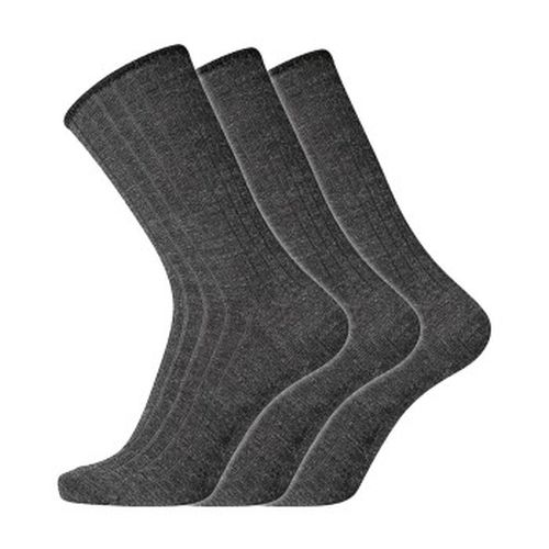 P Wool No-Elastic Socks Dunkelgrau Gr 45/48 Herren - Dovre - Modalova