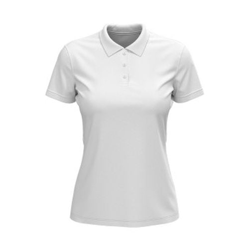 Lux Short Sleeve Polo For Women Weiß Baumwolle Small Damen - Stedman - Modalova