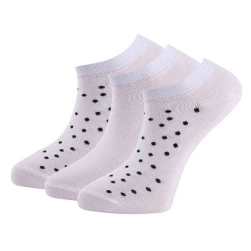Trofe Cotton Dot Sneaker Socks 3P Weiß Gr 39/42 Damen - Trofé - Modalova