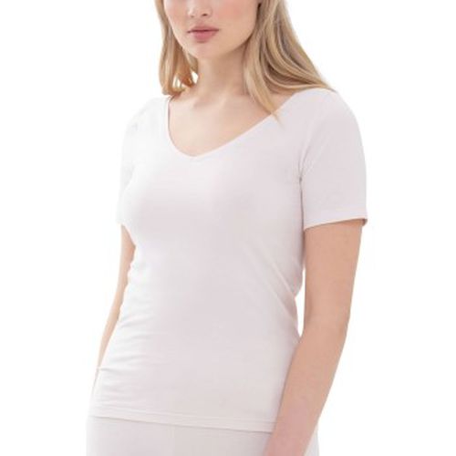 Superfine Organic V-Neck T-Shirt Baumwolle 38 Damen - Mey - Modalova