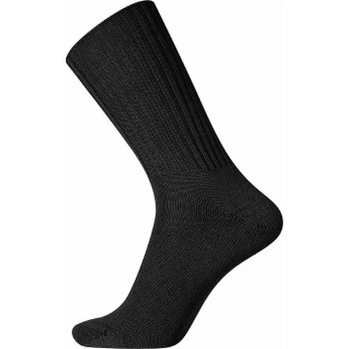 Wool Ribbed Sock Schwarz Gr 45/48 - Egtved - Modalova