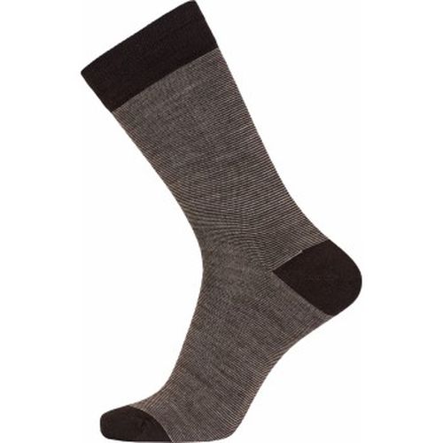 Twin Wool Cotton Sock Dunkelbraun Gr 45/48 - Egtved - Modalova