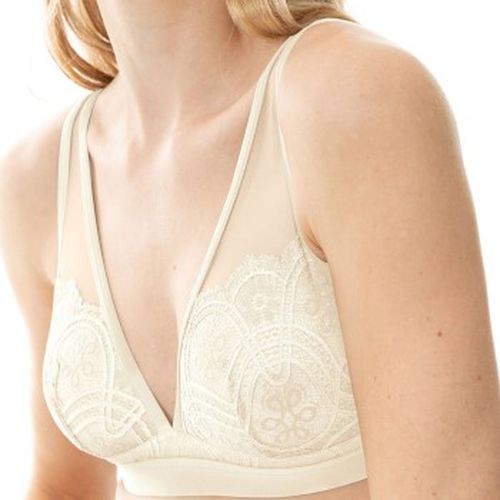 BH Poetry Fame Triangle Bra With Lace Champagner Polyamid Small Damen - Mey - Modalova