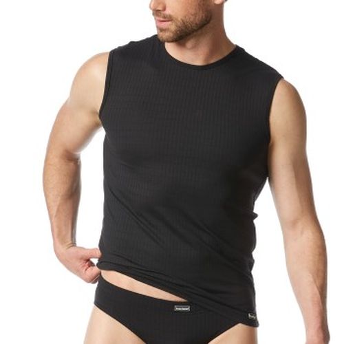 Check Line 2 0 Tanktop Schwarz Polyamid XX-Large Herren - Bruno Banani - Modalova