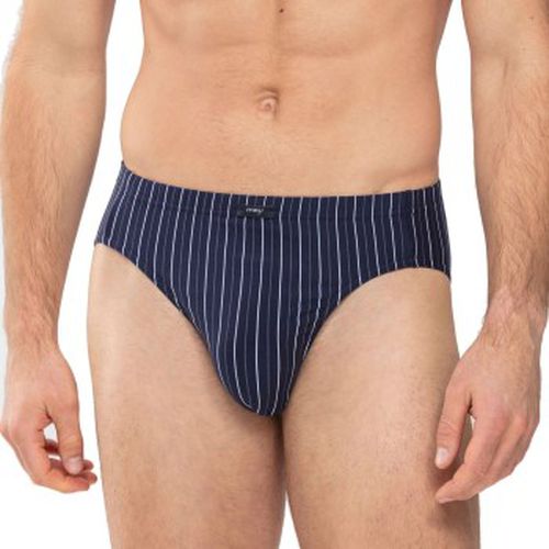 Täby Briefs Weiß/Marine Medium Herren - Mey - Modalova