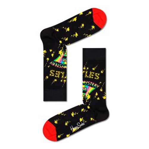 Beatles Magical Mystery Tour Sock Schwarz gemustert Baumwolle Gr 41/46 - Happy socks - Modalova