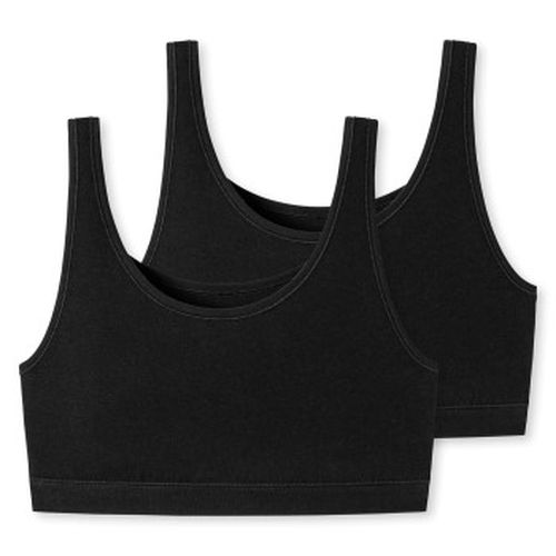 BH 2P 95-5 Organic Cotton Bustier Top Schwarz Baumwolle 40 Damen - Schiesser - Modalova