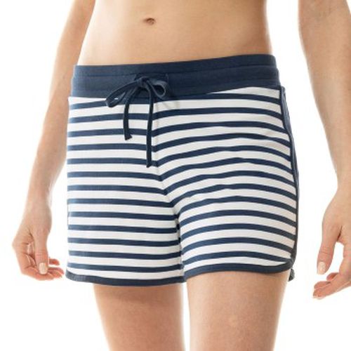 Cyra Shorts Weiß/Marine Small Damen - Mey - Modalova