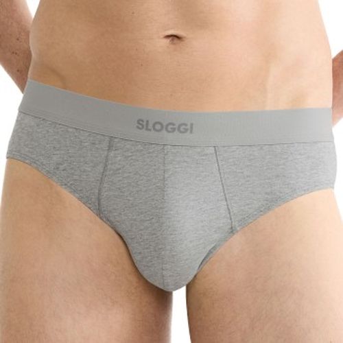 P Men Ever Ease Brief Hellgrau Baumwolle Small Herren - Sloggi - Modalova