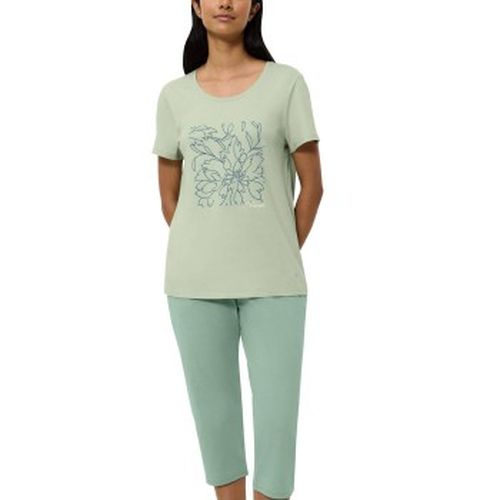 PK 02 Capri Pyjama Set Grün Baumwolle 38 Damen - Triumph - Modalova