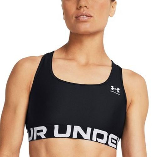 BH Mid Branded Sport Bra Schwarz Polyester Small Damen - Under Armour - Modalova