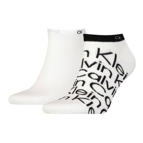 Calvin Klein 2P All Over Print Sneaker Sock Weiß Gr 39/42 Herren - Calvin Klein Legwear - Modalova