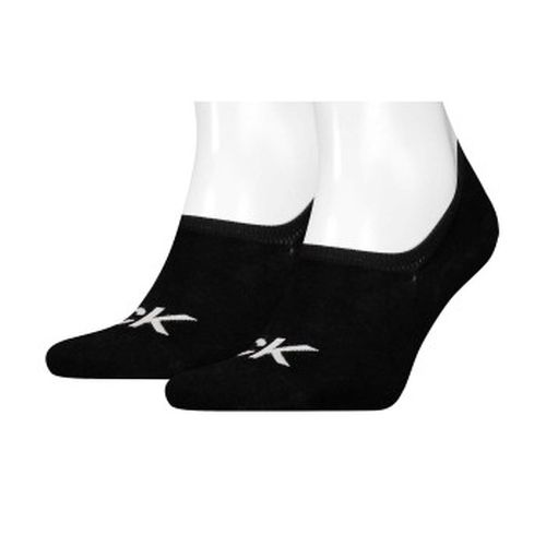 Calvin Klein 2P Men High Cut Footie Socks Schwarz Gr 39/42 Herren - Calvin Klein Legwear - Modalova