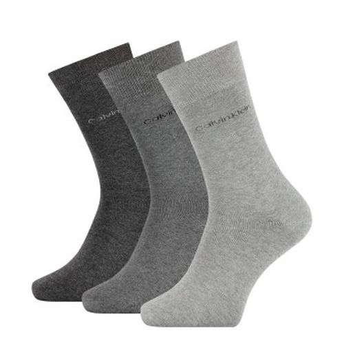 Calvin Klein 3P Men Classic Socks Grau One Size Herren - Calvin Klein Legwear - Modalova