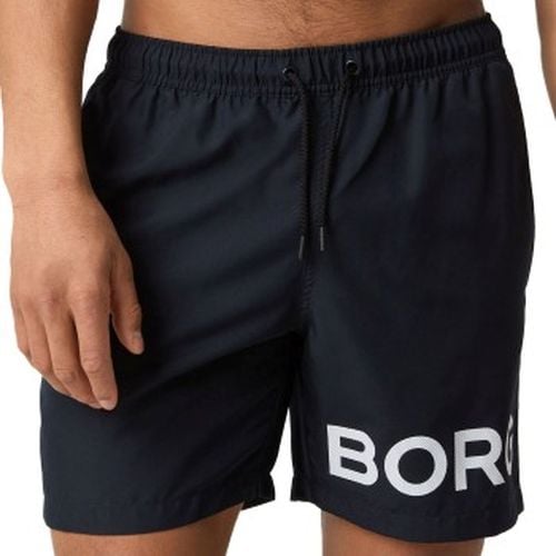 Badehosen Logo Swim Shorts Dunkelblau Polyester Medium Herren - Björn Borg - Modalova