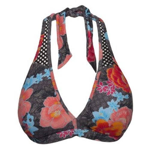 Peony Beach 2 Padded Halterneck Bikini Braun gemustert C 36 Damen - Esprit - Modalova